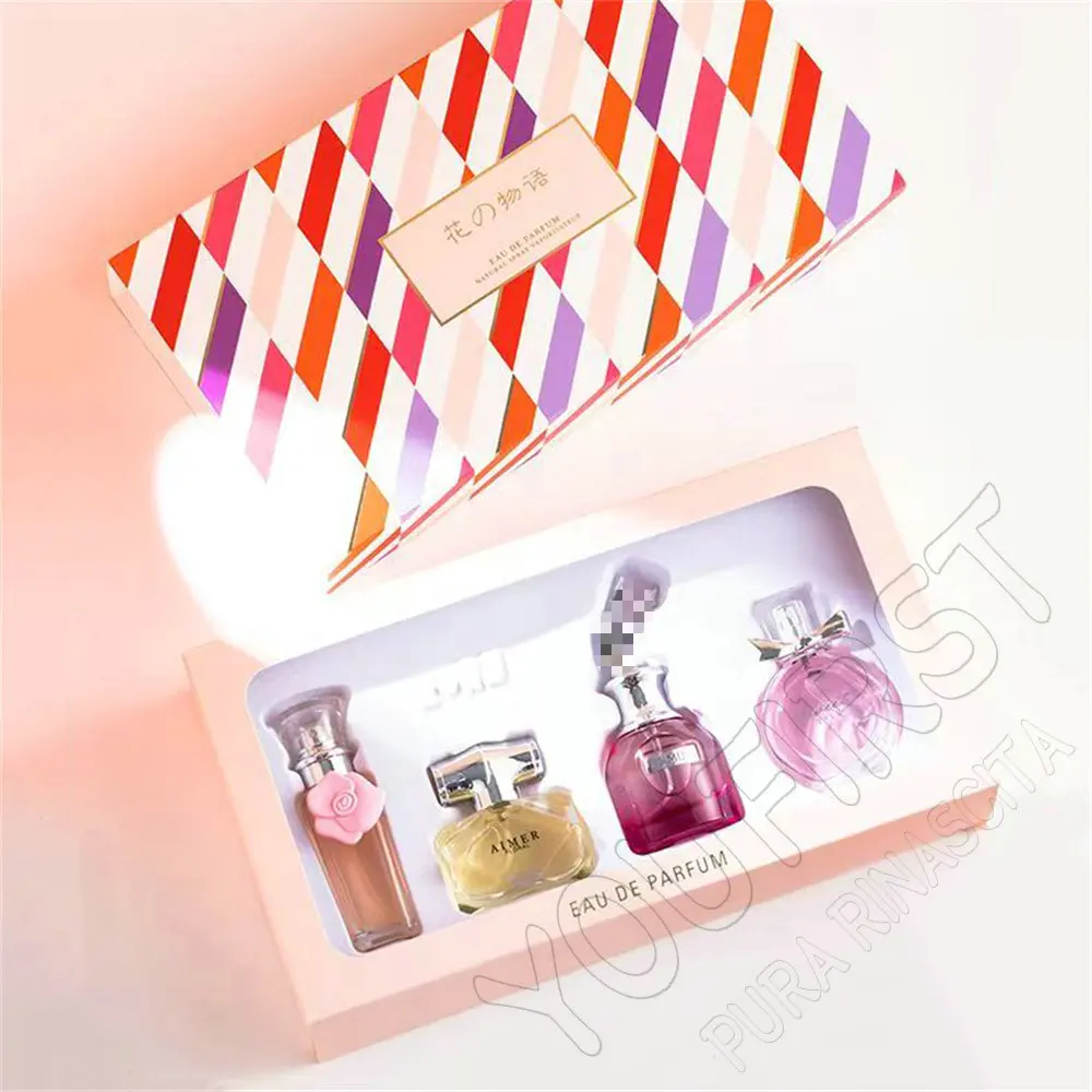 NOORWA Women's Perfume Gift Set - 4 Piece Floral Fruity Eau de Parfum Gift Box - image 4