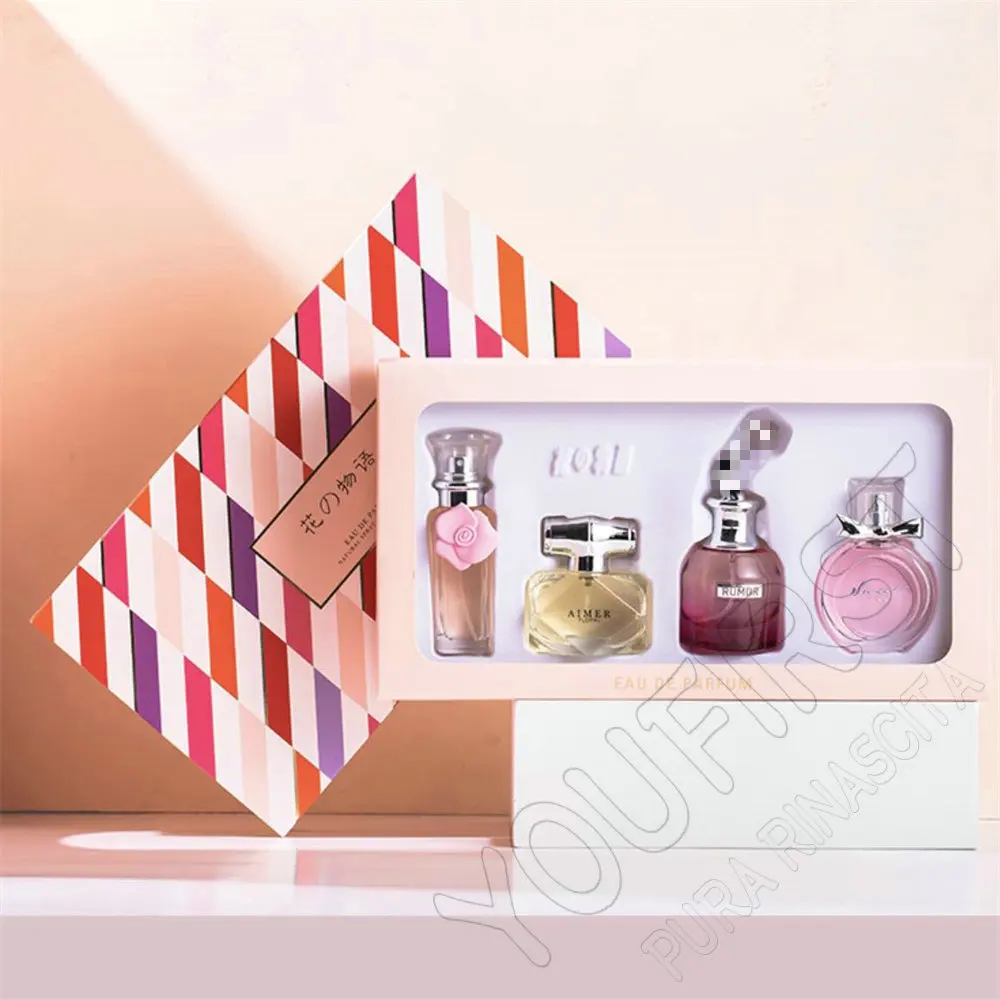 NOORWA Women's Perfume Gift Set - 4 Piece Floral Fruity Eau de Parfum Gift Box - image 2