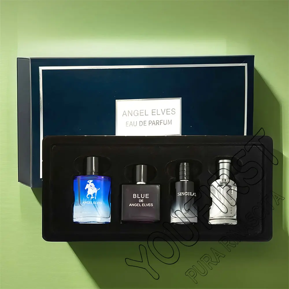 NOORWA Men's Cologne Gift Set - 4 Piece Long Lasting Eau de Parfum Gift Box